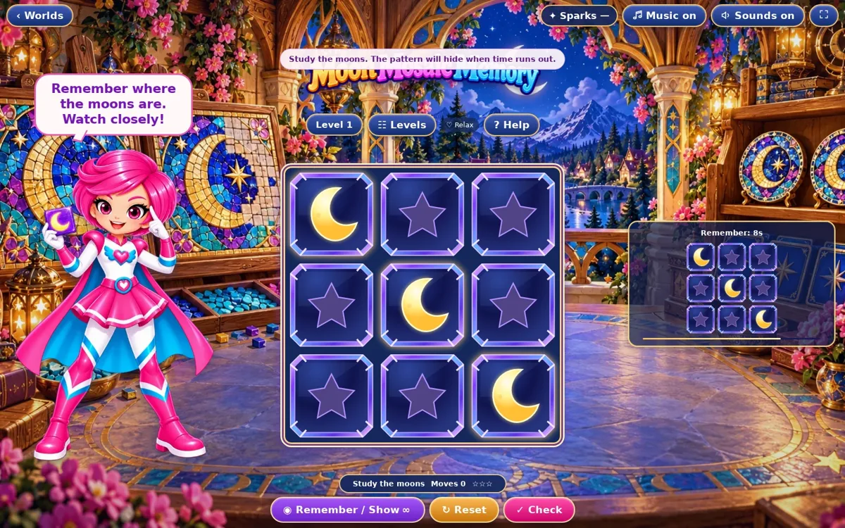 Moon Mosaic Memory