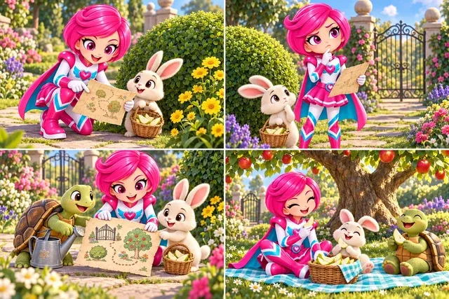 Gina and the Upside-Down Picnic Map