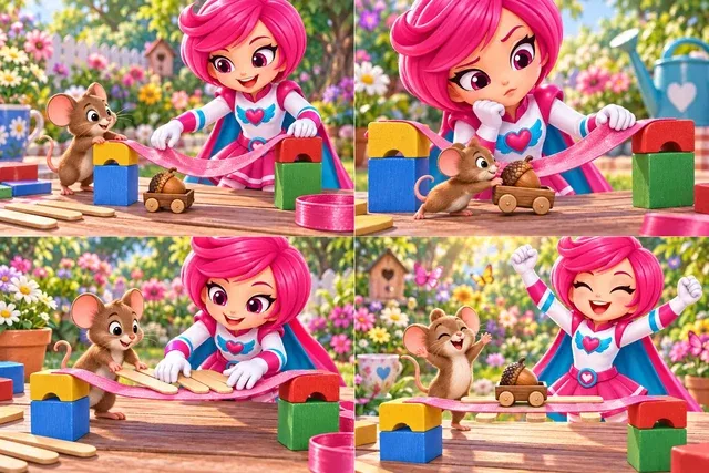 Gina and the Wobbly Ribbon Bridge