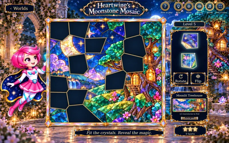Heartwing’s Moonstone Mosaic
