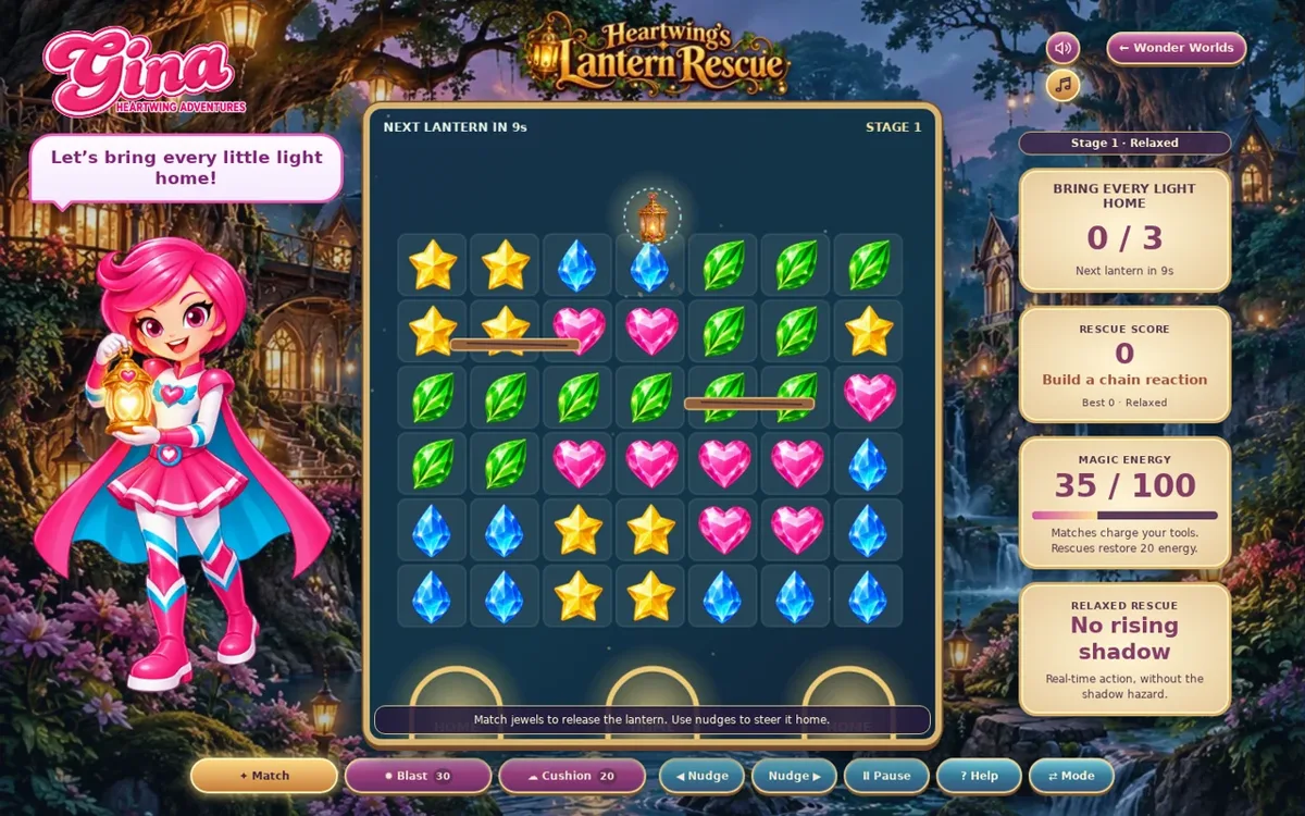 Heartwing’s Lantern Rescue